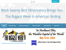 Tablet Screenshot of biggestweekinamericanbirding.com